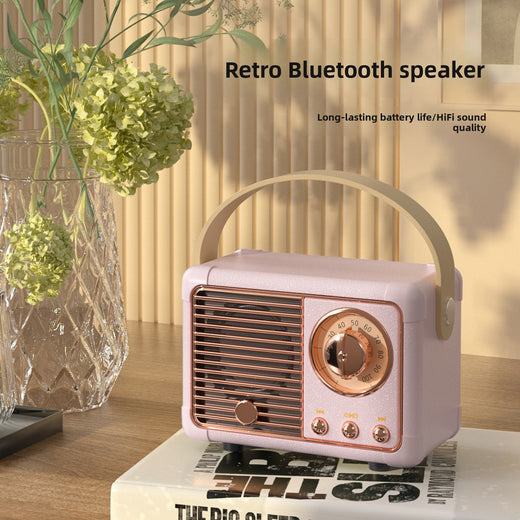 Retro Bluetooth Speaker with USB TF Card Support product image 1