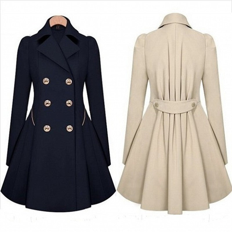 Mid-length commuter coat