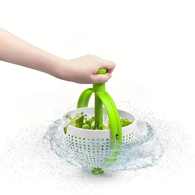 Salad Spinner Set with Vegetable Dryer and Colander - Image 8