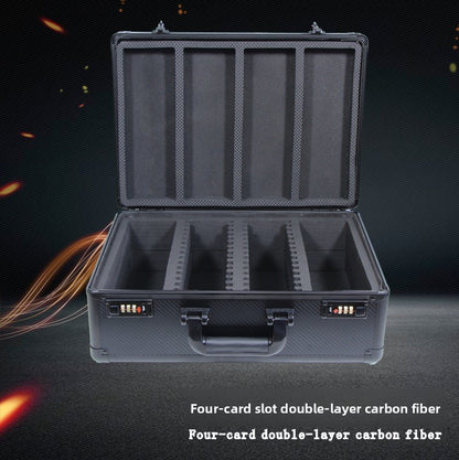Double Layer Transparent Card Storage Box