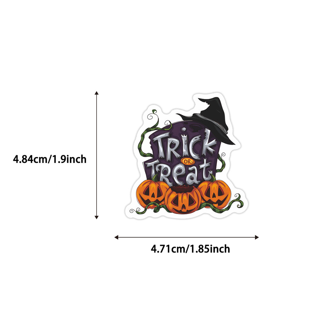 100 pumpkin hand account diy stickers notebook Halloween decoration stickers