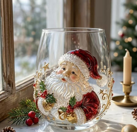 Christmas Glass Art Cups Glass Cups Egg Cups product image 6
