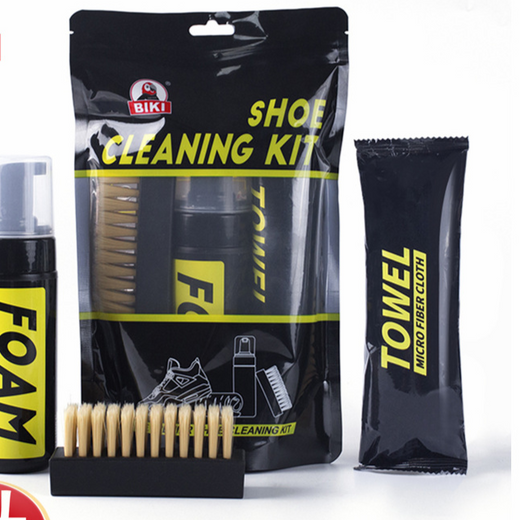 Sneaker Cleaning Kit with Foam and Brushes