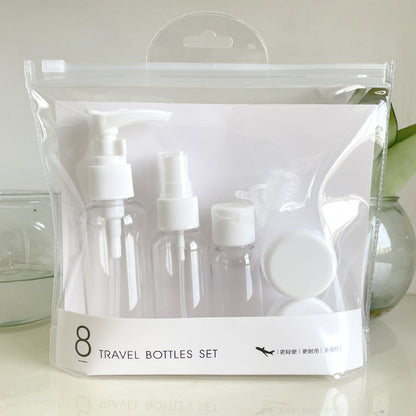 Travel Size Bottles Set - 50ml Transparent Cosmetic Bottles