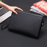 Mens Woven Pattern Clutch Bag