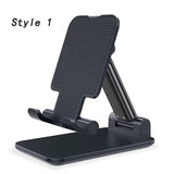 Metal desktop stand anti-slip base detail