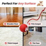 Tiny Fetch Ball Dog Electric Ball Tinyfetch Interactive Automatic Rolling Dog Cat Balls Emulate Birdsong Chewy Silicone Material