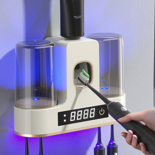 Smart UV Toothbrush Sterilizer and Drying Rack