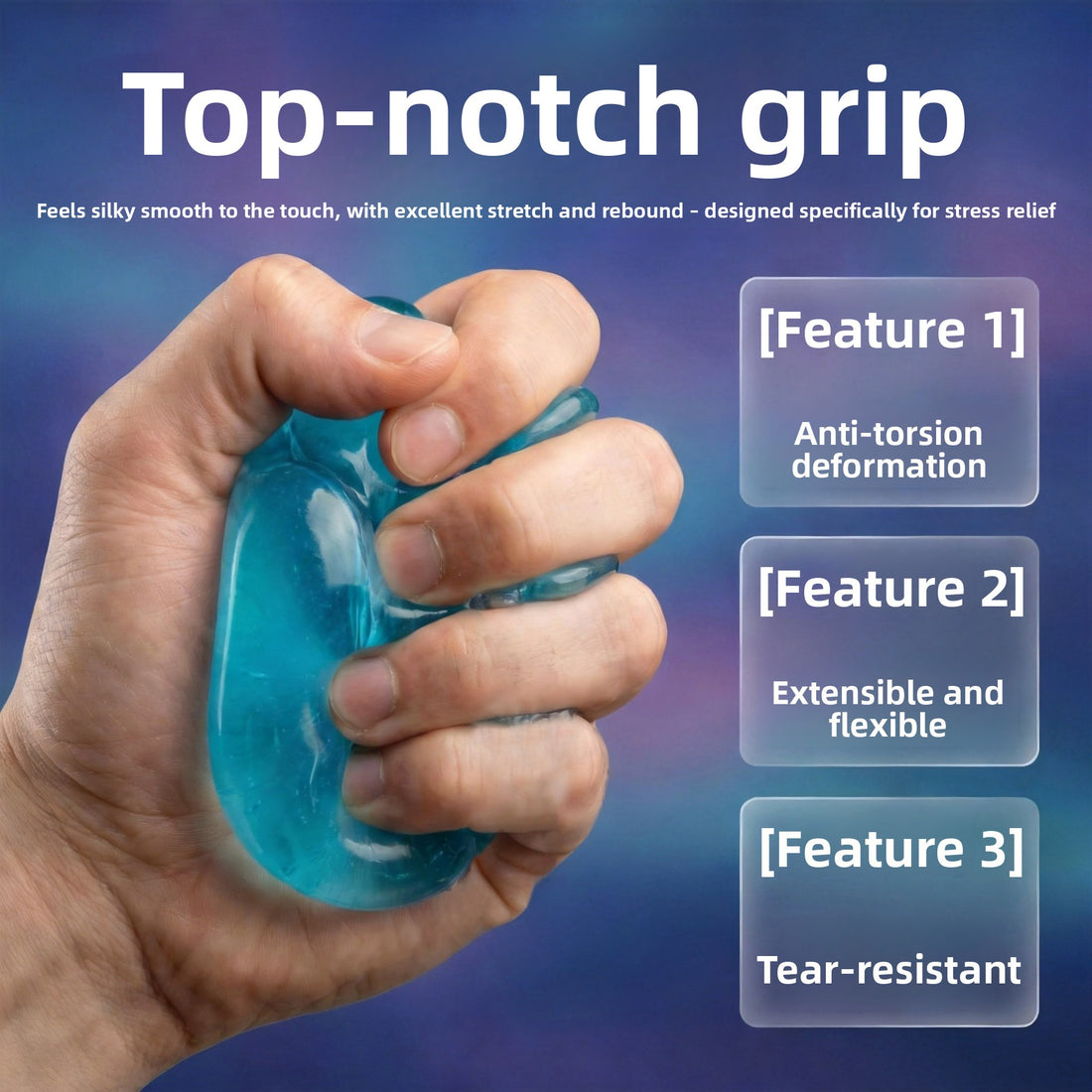 Ice cube pinch music decompression toy