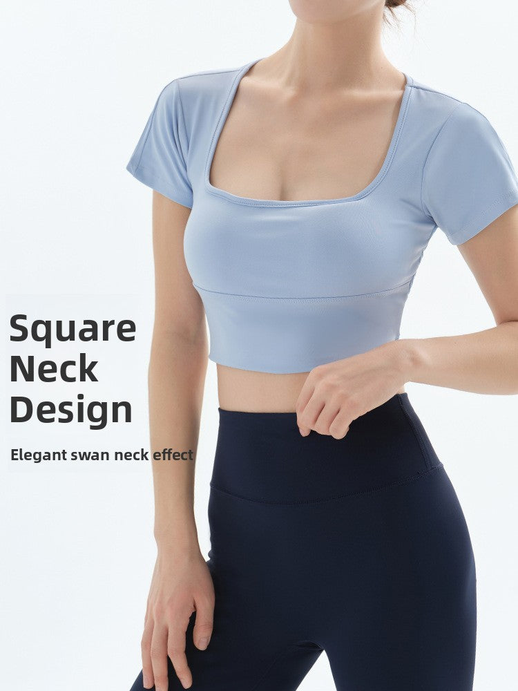 Women's Quick-Dry Yoga Set with Chest Support