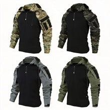 Long-sleeved men's loose camouflage outdoor jacket