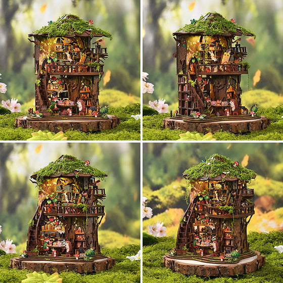 DIY 3D Wooden Tea House Model with Lights and Music product image 3