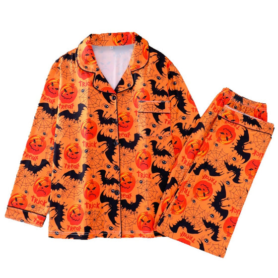 Women's long-sleeve Halloween pajamas