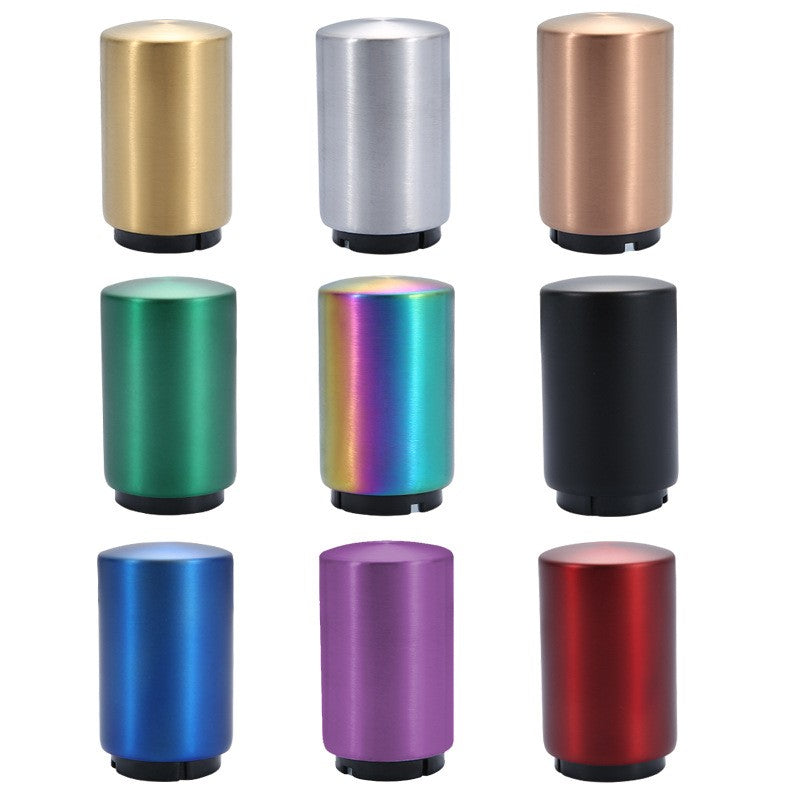 Automatic bottle opener in a metallic finish, photo 4