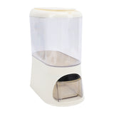 Rice dispenser pouring view