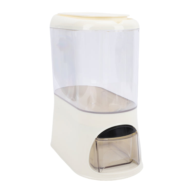 Rice dispenser pouring view
