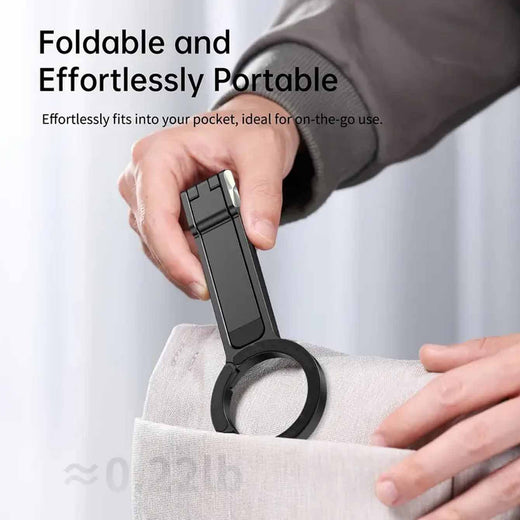 Magnetic Phone Holder with Carabiner and Tripod Stand