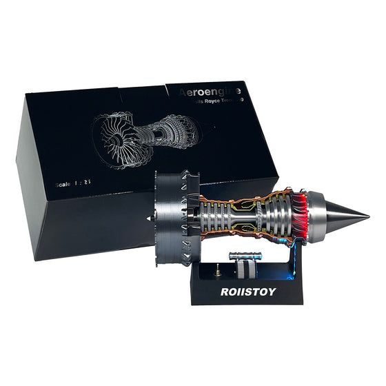 Assembled turbofan jet engine model, photo 5