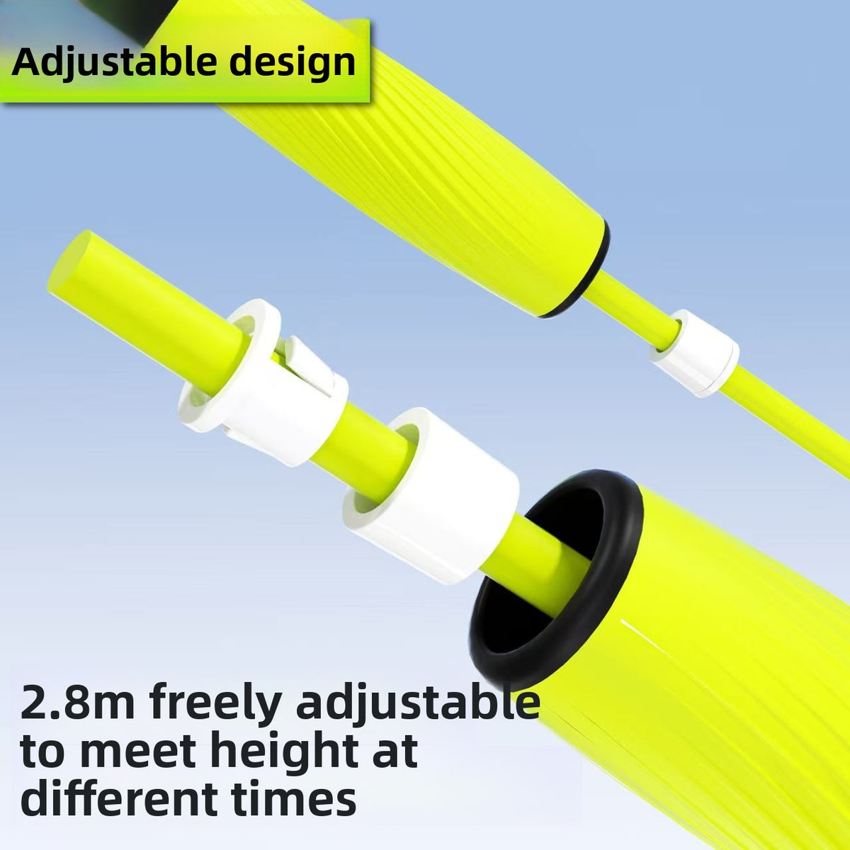 Adjustable Segmented Double-Bearing Speed Jump Rope for Children