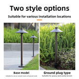 Solar Powered Waterproof LED Mushroom Lawn Light