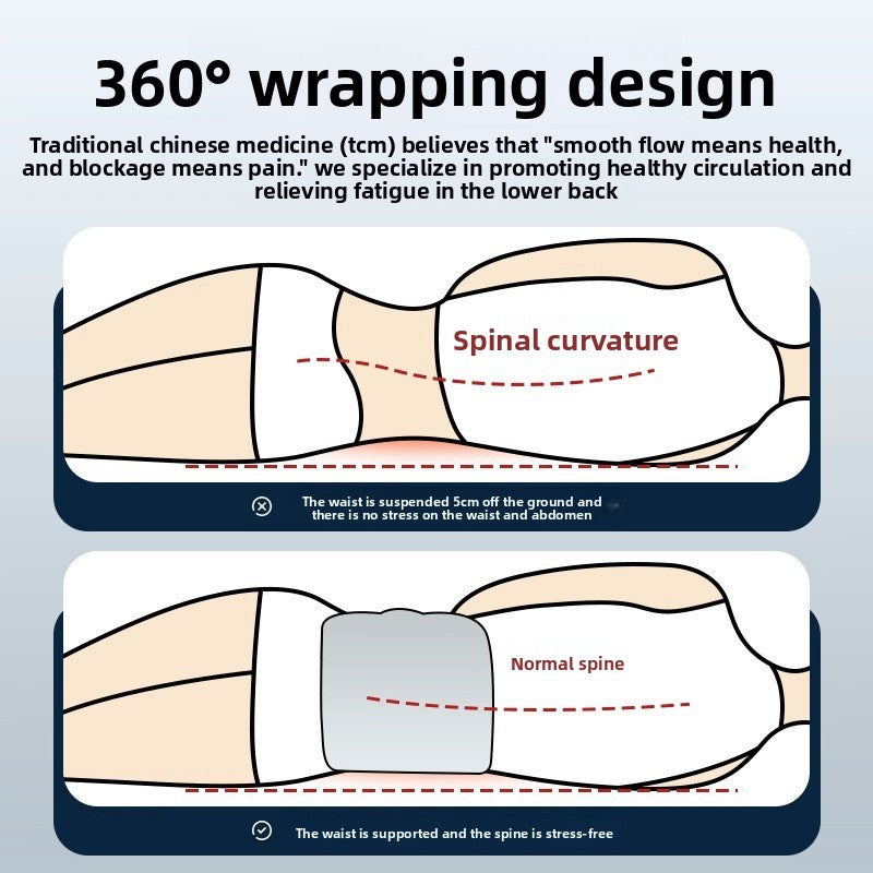 Lumbar Support Pillow for Sleeping