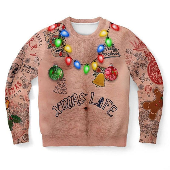 Skull Halloween 3D Digital Print Crewneck Sweatshirt Long Sleeve Pullover