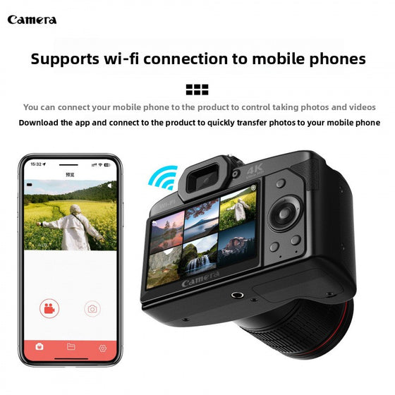 D5 WiFi Digital Camera 4K Dual Lens Night Vision Camera & Photography product image 3