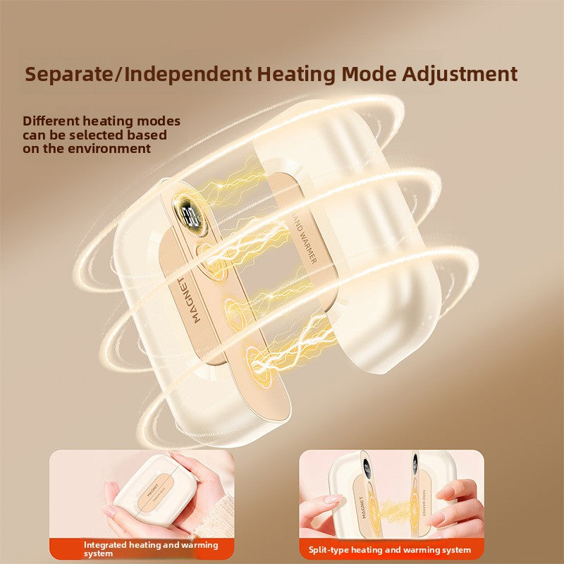 Rechargeable Split Magnetic Hand Warmer
