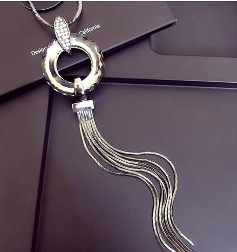 Long Necklace, Sweater Necklace, Accessory Necklace - Image 7