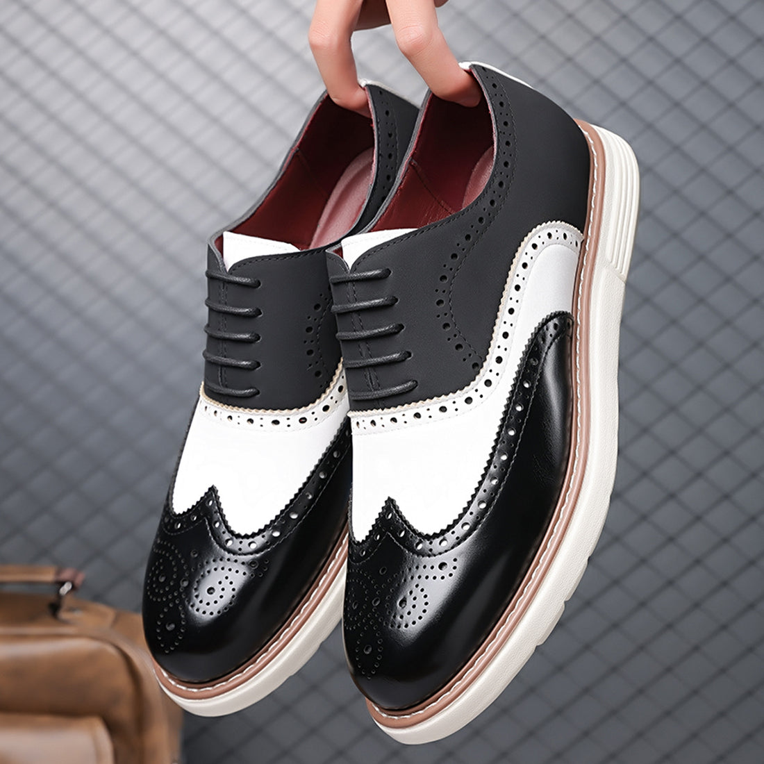 British-style business leather shoes