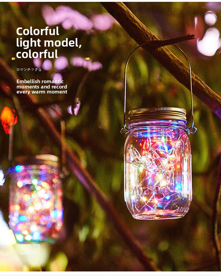 Solar Mason Jar Outdoor Hanging Light