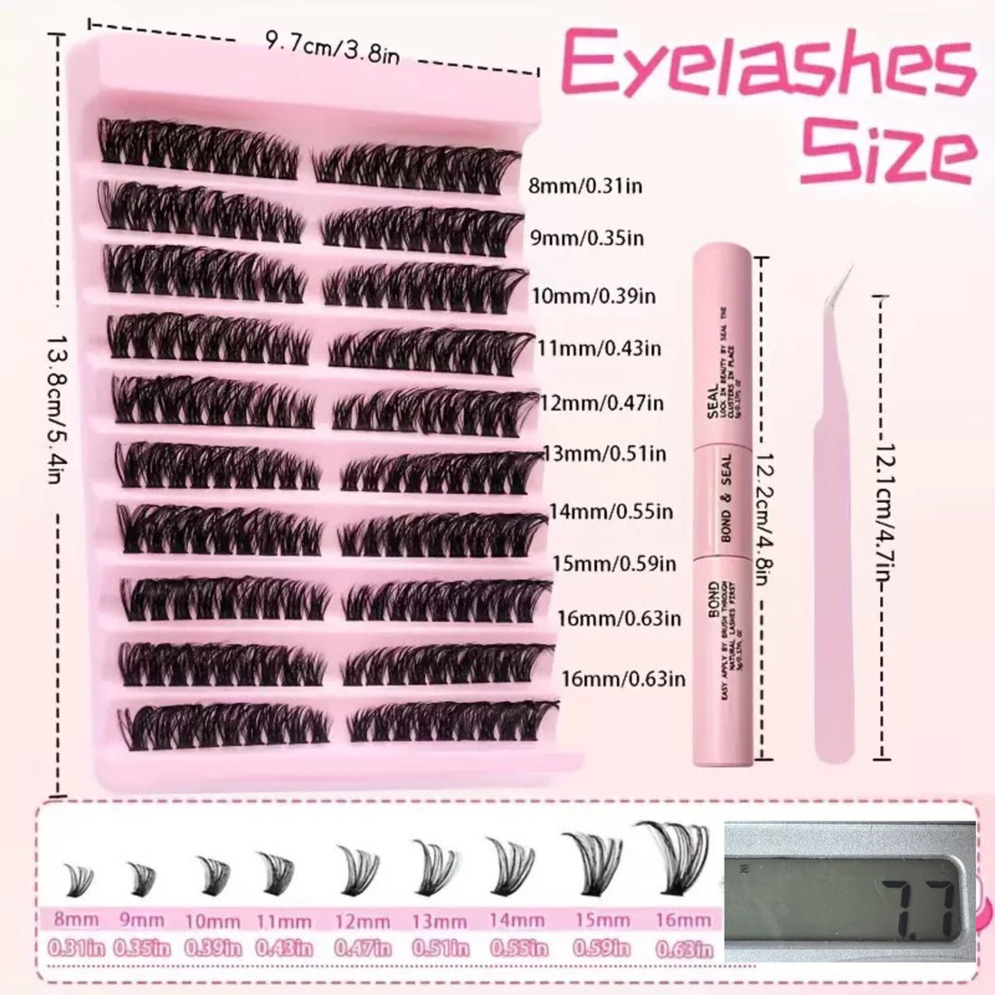 DIY Self-Adhesive False Eyelash Sets