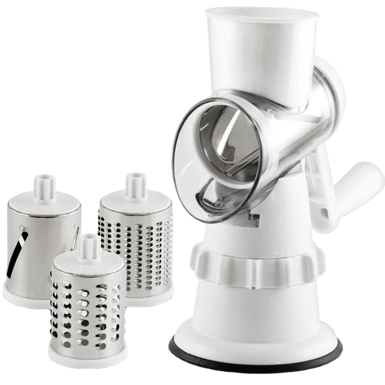 3-in-1 Vegetable Slicer, disassembled for storage