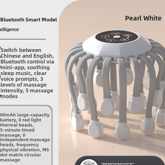 Electric Head Massager with Bluetooth and 20 Claws Health & Wellness product image 6