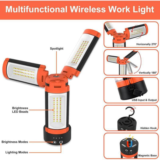 Rechargeable LED Camping Light with Tripod Outdoor Lighting & Tools product image 3