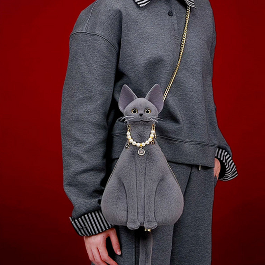 Realistic Cat Backpack