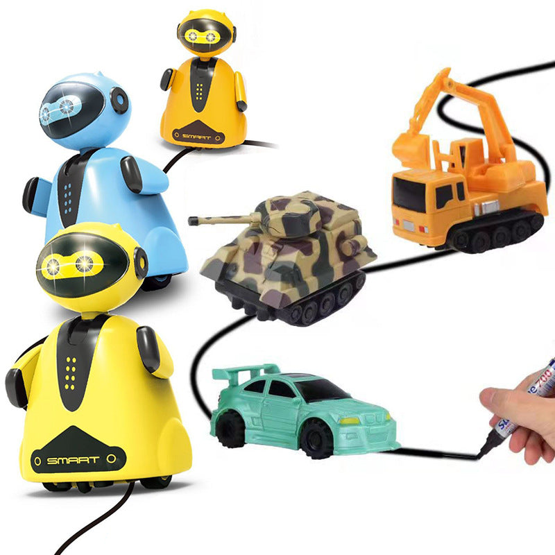 Light Sensing Tracing Toy Vehicles