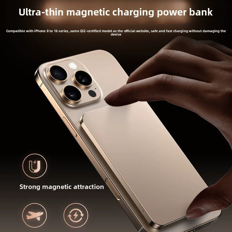 Ultra-Thin 10000mAh Magnetic Wireless Fast Charging Power Bank for iPhone