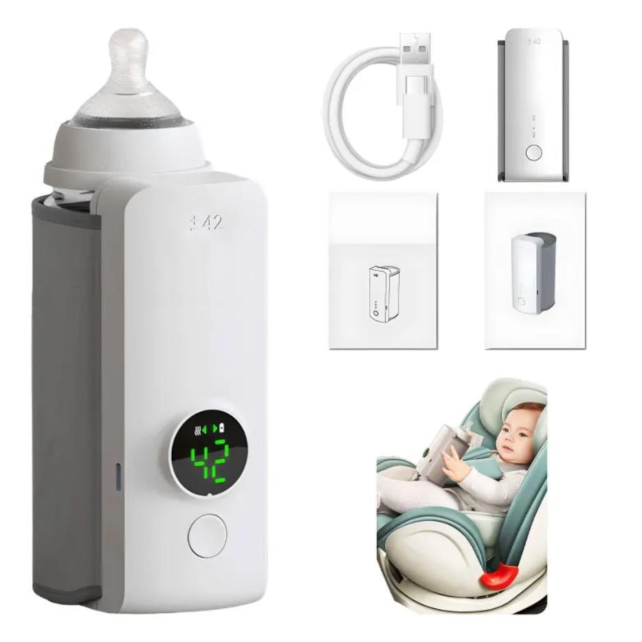 Portable Wireless Baby Bottle Warmer in car