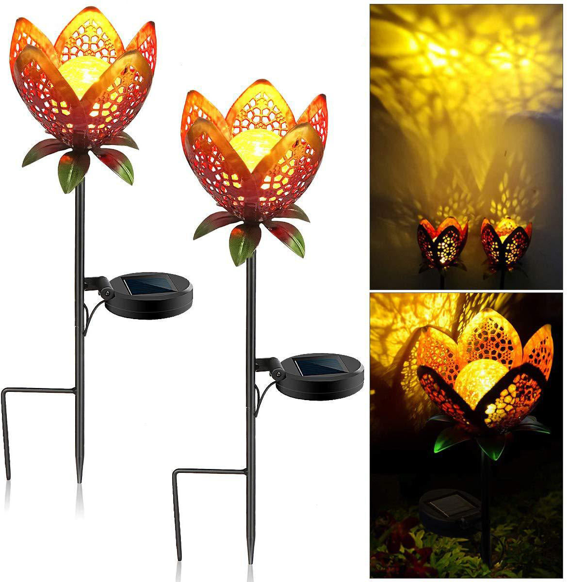 Solar Powered Butterfly Garden Light