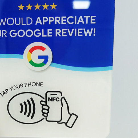 Acrylic NFC Review Table Card product image 5