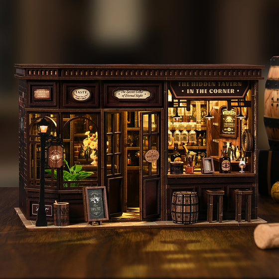 DIY 3D Wooden Building Model with Lights product image 2