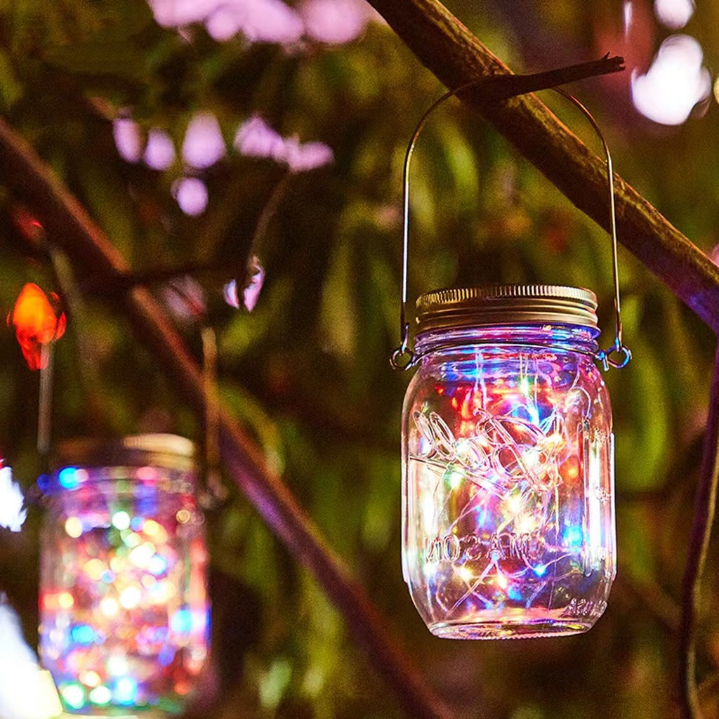 Solar Mason Jar Outdoor Hanging Light