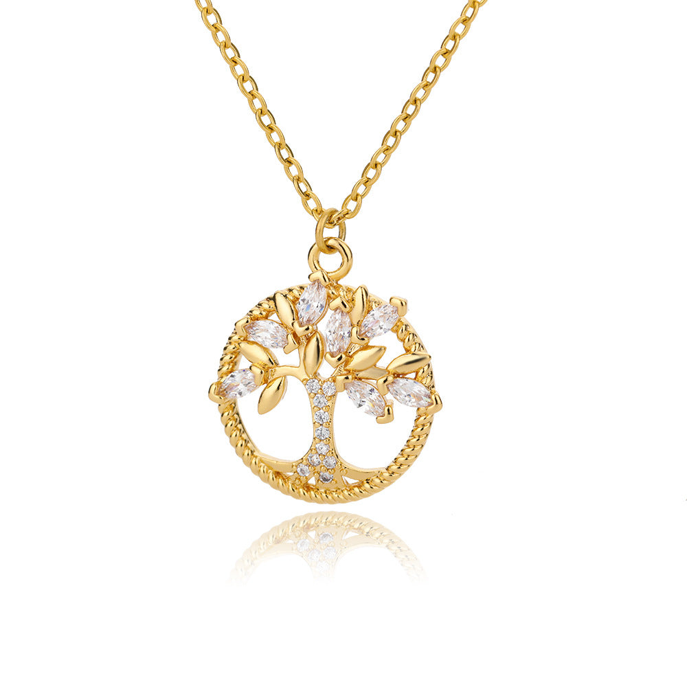 Round hollow necklaces for men and women