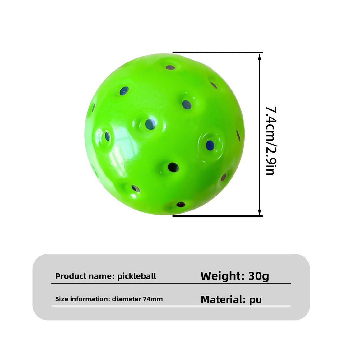 Lightweight Silent Practice Pickleball product image 8