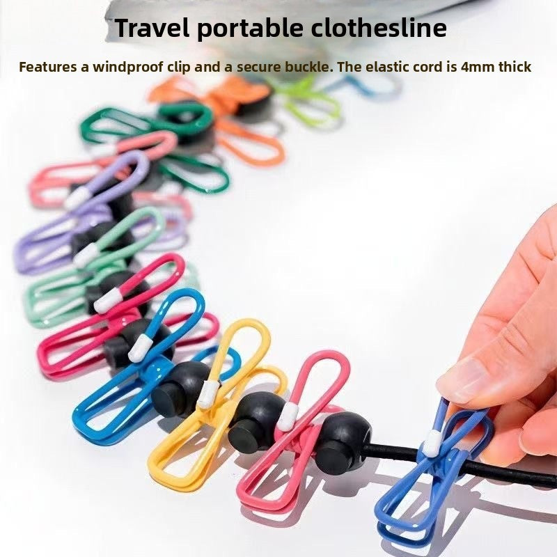 Portable Outdoor Clothesline Clips