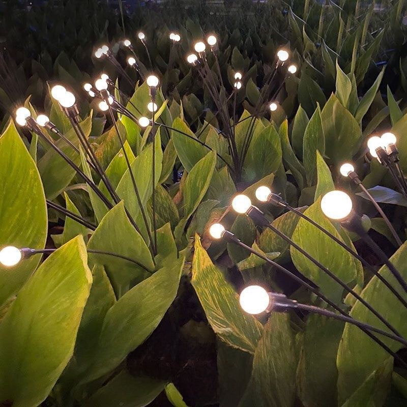 Solar Outdoor Waterproof Firefly Garden Light with LED