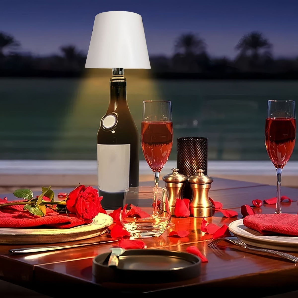 LED Wine Bottle Lamp for Indoor Outdoor Decoration