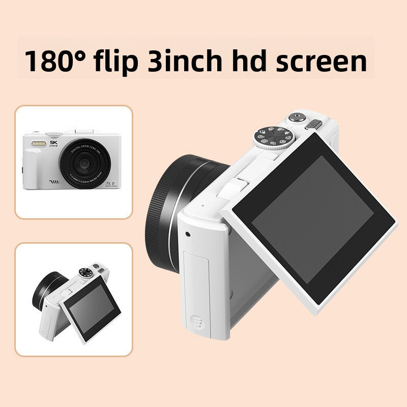 Retro 5K Flip Screen Digital Camera