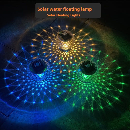 Outdoor Solar Floating Pond Light with Color Changing